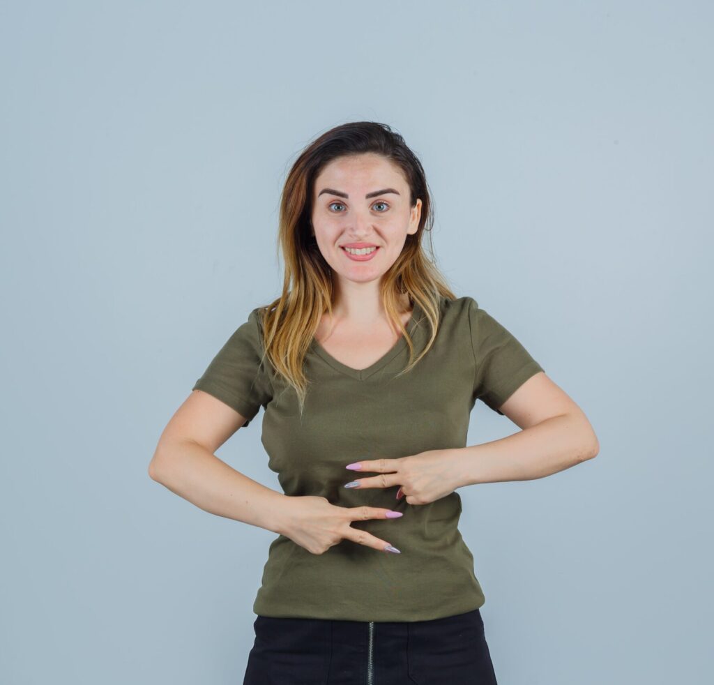 expressive young lady posing studio min scaled e1709991868921